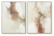 Brettwarth - Wall Art Set (Set of 2) - Green / Blue / Yellow
