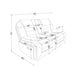 Lucius - Console Reclining Loveseat With Manual Recline - Brown