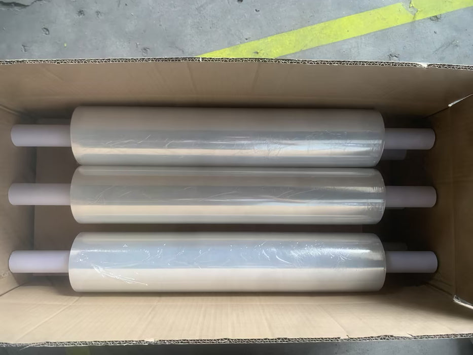80-gauge 20-inch shrink wrap roll with built-in handles