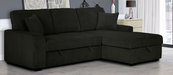 Corduroy pull-out sofa bed