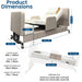 Elevra luxury rotating lift bed with waterproof mattress cover sold by Sacramento Furniture Store