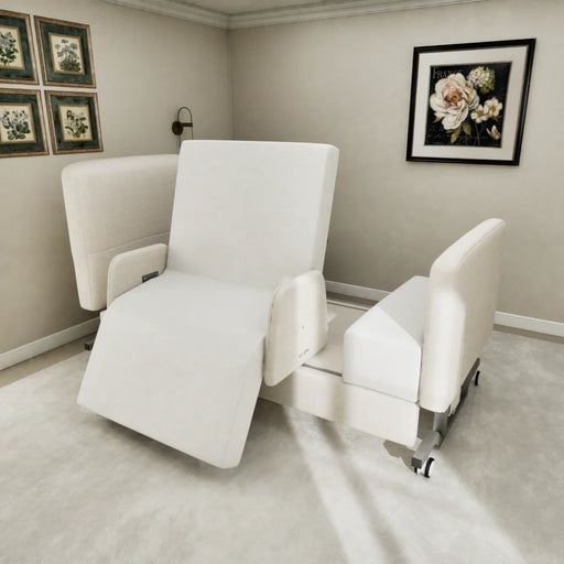 Elevra Deluxe rotating hi-lo lift bed with height adjustment sold by Sacramento Furniture Store