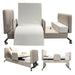 Elevra deluxe lift bed with side rails and caregiver access available at Sacramento Furniture Store