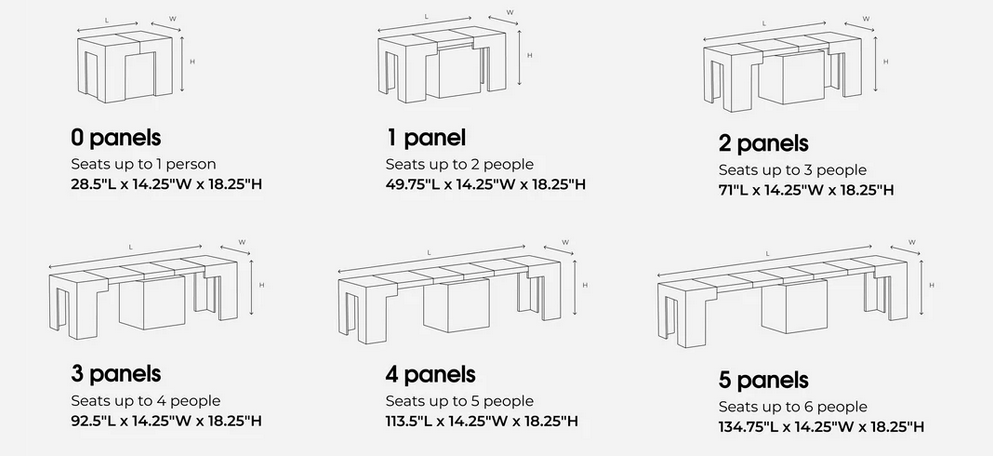 Transformer Bench Dimensions 