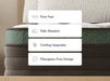 Helix Twilight Luxe mattress with luxury pillow top and firm support