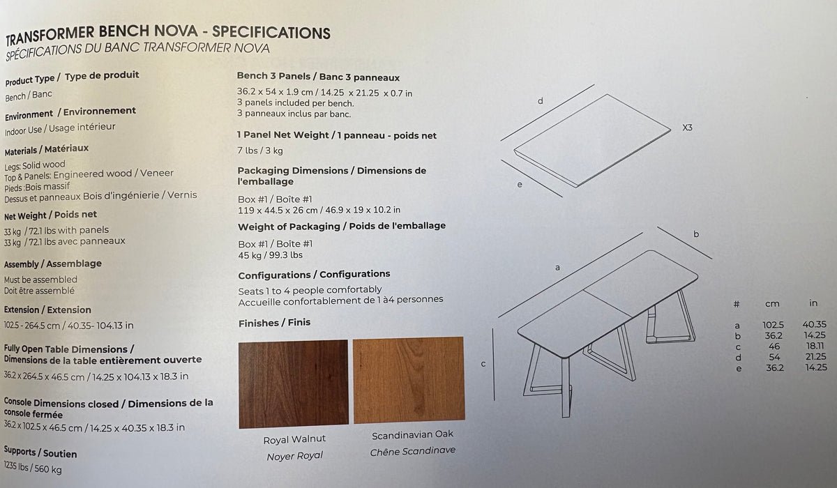 Nova Extendable Dining Table | Transformer Table Sacramento Furniture Store