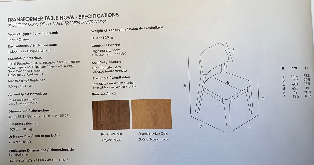 Nova Extendable Dining Table | Transformer Table Sacramento Furniture Store