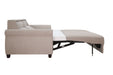 Oasis SLOFA sleeper sofa by Omnia Leather with classic nailhead trim