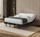 Puffy Serenity adjustable bed featuring DualPulse dual-zone massage with three speed settings.