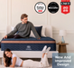 Brooklyn Bedding Aurora Luxe mattress with GlacioTex cooling cover in Sacramento showroom
