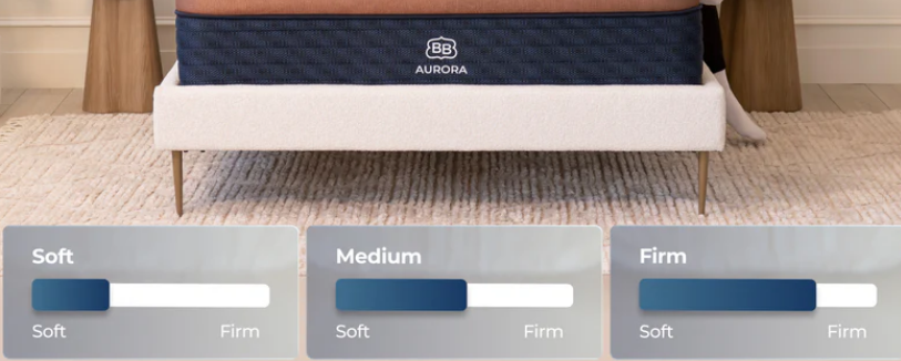 Brooklyn Bedding Aurora Luxe hybrid mattress with zoned coils and cooling foam