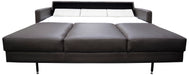 Leather sleeper sofa by Omnia Leather available in Sacramento California