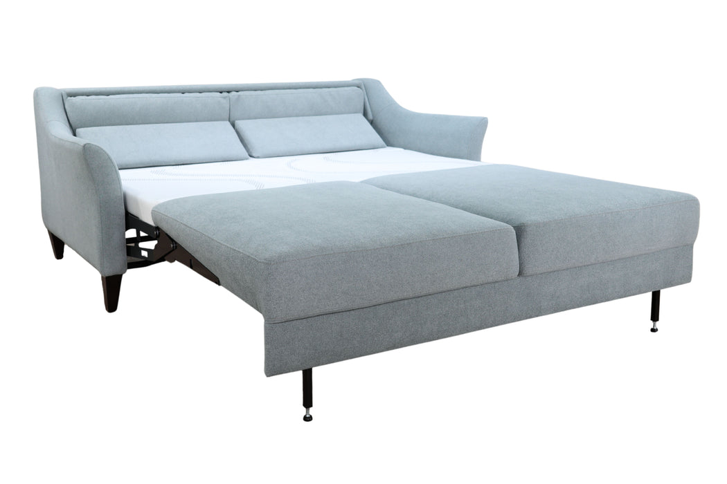 Top grain leather sleeper sofa at Sacramento Furniture Store