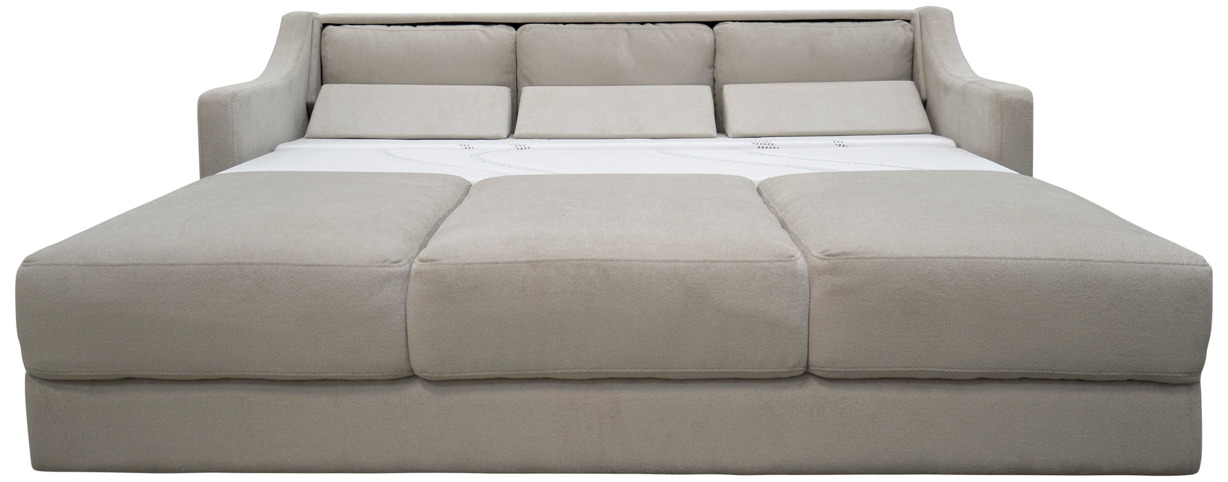 Queen sleeper sofa with premium mattress at Sacramento Furniture Store
