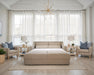 Premium Queen sofa bed by Omnia Leather in Sacramento California