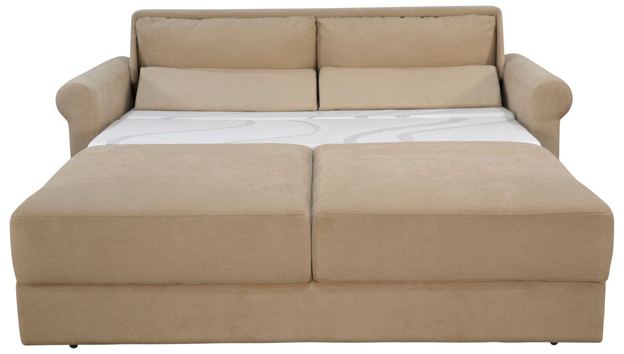 Premium Queen sofa bed by Omnia Leather in Sacramento California