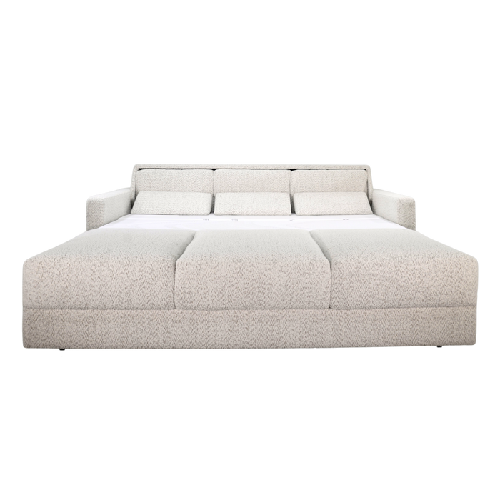 Omnia Leather SLOFA sectional sleeper sofa with storage chaise