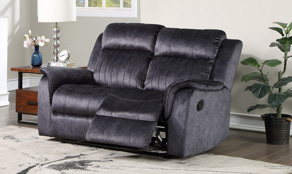 Soft Faux Suede Manual Recliner Sofa with Cupholders | Comfortable & Sturdy - 1080 lbs Capacity