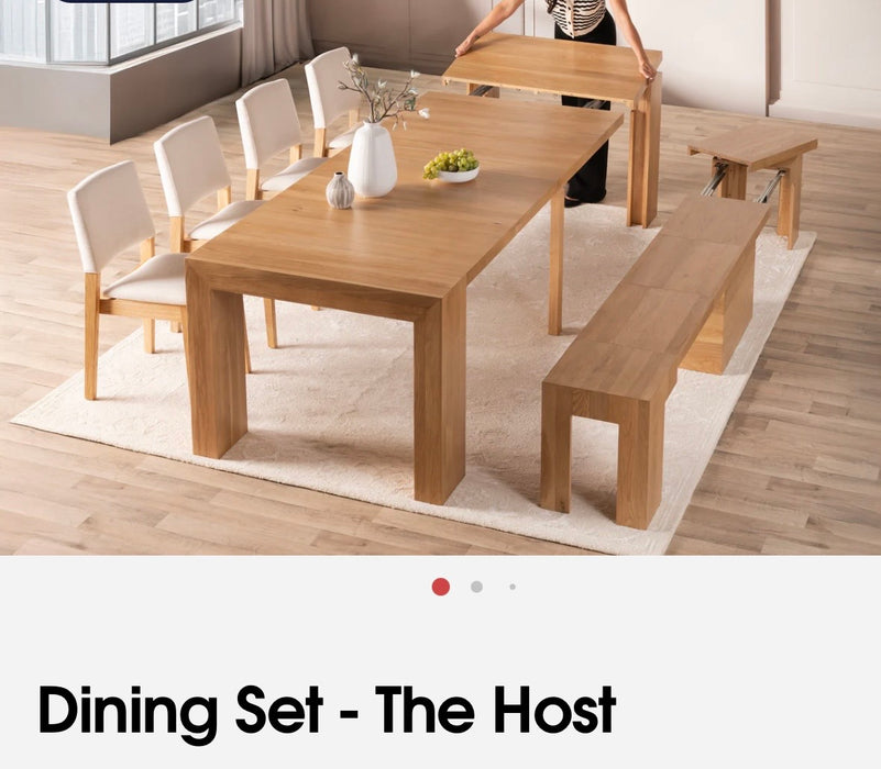 Transformer table the host in Scandinavian oak 