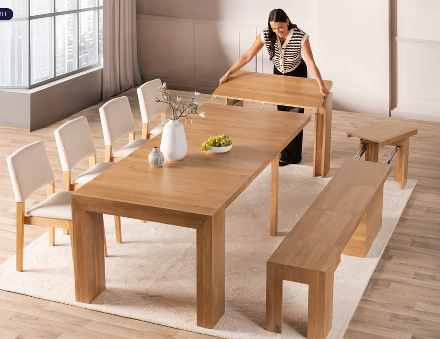 Extendable Transformer Table available at Sacramento Furniture Store