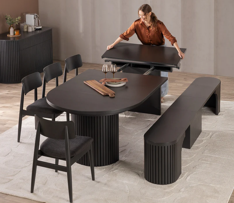 Expandable Transformer dining table seating up to 10 people in Sacramento