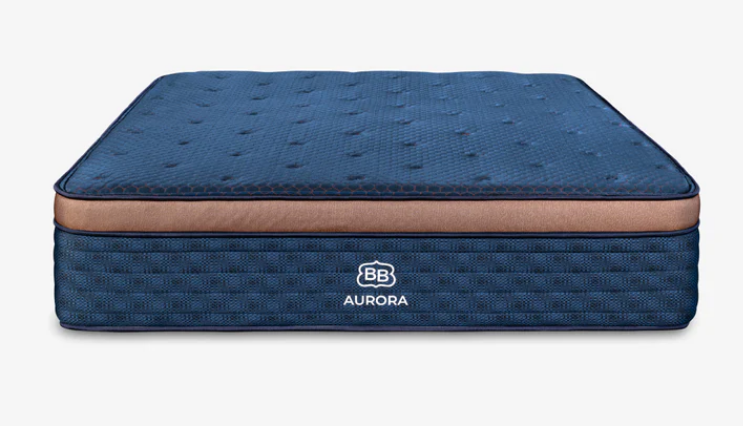 Brooklyn Bedding Aurora Luxe cooling hybrid mattress at Sacramento Furniture Store