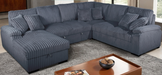 Corduroy U-Shaped Sectional Sofa with Pull Out Bed & 6 Throw Pillows – Corduroy Fabric – Perfect for Sacramento, CA Homes