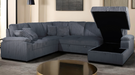 Corduroy U-Shaped Sectional Sofa with Pull Out Bed & 6 Throw Pillows – Corduroy Fabric – Perfect for Sacramento, CA Homes