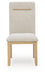 Lasinger - Dining Upholstered Side Chair (Set of 2) - Light Brown