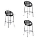Acapulco - Indoor Outdoor Steel Bar Stool With Rope Set