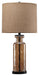 Laurentia - Champagne - Glass Table Lamp Sacramento Furniture Store Furniture store in Sacramento