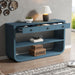 Console Table With 3 Soft Close Drawers & 2 Open Shelves