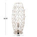 Crystal - Buds Contemporary Uplight Lamp - Polished Nickel / Clear Crystal