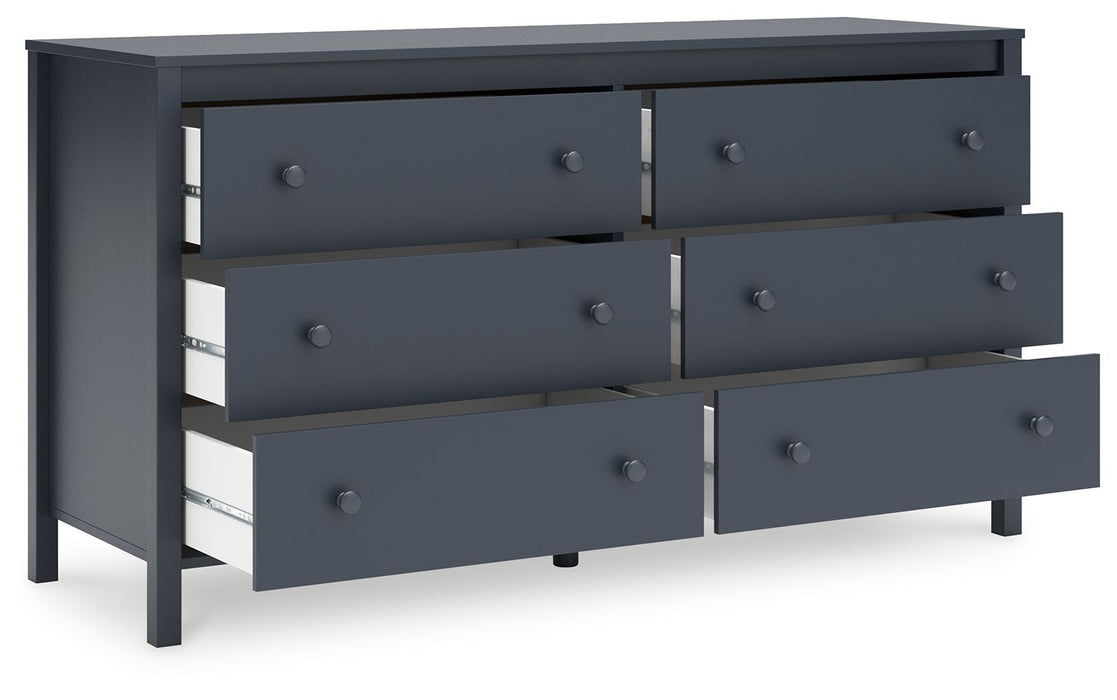 Simmenfort - Six Drawer Dresser - Navy Blue Sacramento Furniture Store Simmenfort - Six Drawer Dresser - Navy Blue Sacramento Furniture Store