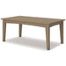 Hyland Wave - Rectangular Cocktail Table - Driftwood