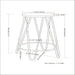 Simeon - Multifunctional Metal Stool With Wood Seat