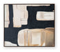 Feyville - Wall Art - Black / Brown / Cream