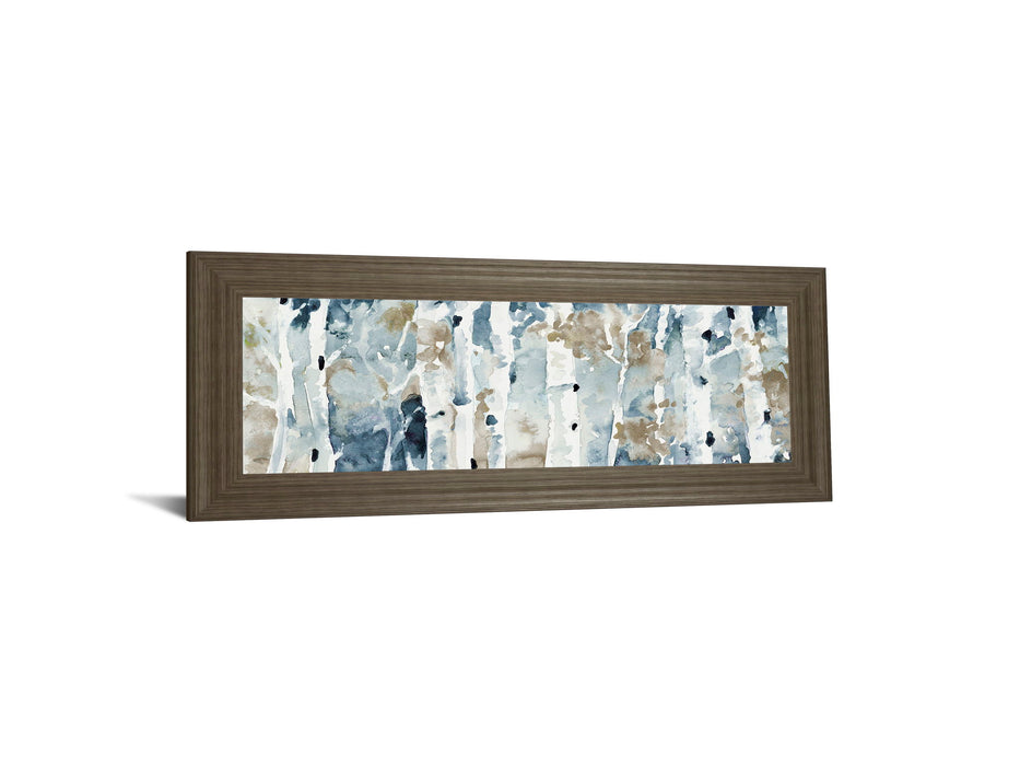 Blue Upon The Hill By Lanie Loreth - Framed Print Wall Art - Blue