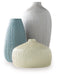 Eiderman - Vase Set (Set of 3) - Gray / Blue / Green