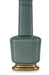 Webbington - Ceramic Table Lamp - Teal / Gold Finish