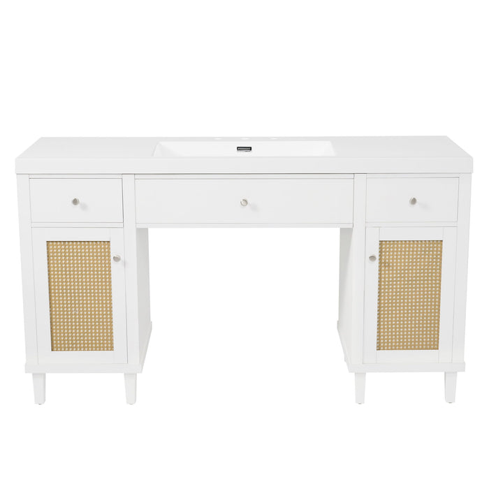 Bathroom Vanity With Sink, Spacious Storage Cabinet