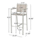 Outdoor Rust Proof Aluminum Barstools (Set of 2)