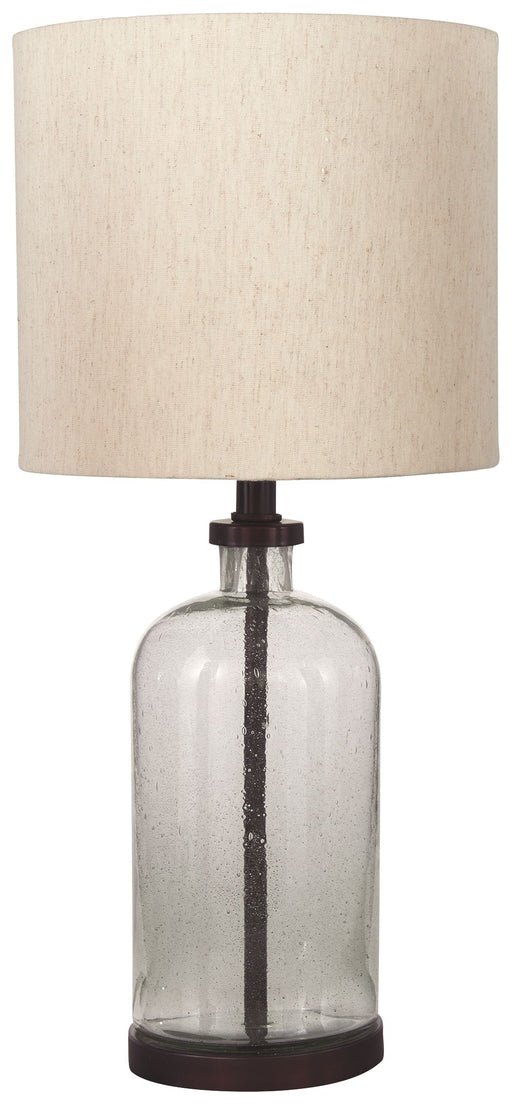 Bandile - Clear / Bronze Finish - Glass Table Lamp Sacramento Furniture Store Furniture store in Sacramento