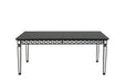 Varian II - Dining Table - Mirrored & Black