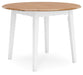 Gesthaven - Round Dining Room Drop Leaf Table Set