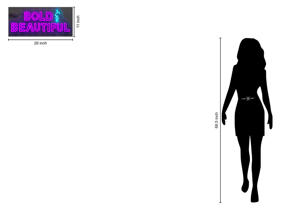 Neon Bold & Beautiful - Purple