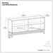 Banting - Low Wide Bookcase - Walnut Brown