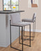 Fuji - Contemporary High Back Barstool Elegant Design