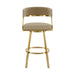 Saturn - Bar Height Bar Stool - Gold