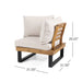 Sebastian - Corner Chair, Coffee Table - Beige